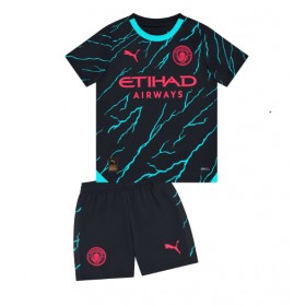 Baby Fußballbekleidung Manchester City 3rd Trikot 2023-24 Kurzarm (+ kurze hosen)